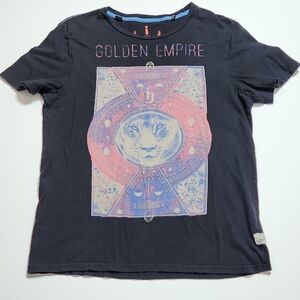 i Jeans by Buffalo David Bitton Golden Empire Lion Graphic Tee Men’s Medium